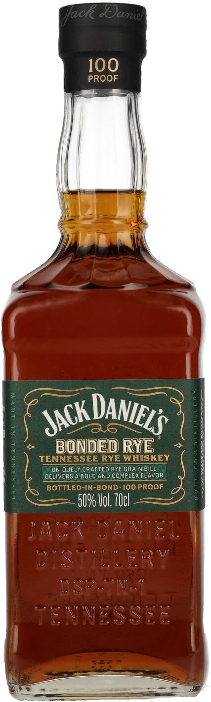 Jack Daniel's BONDED RYE Tennessee Rye Whiskey BOTTLED-IN-BOND 50% Vol. 0,7l