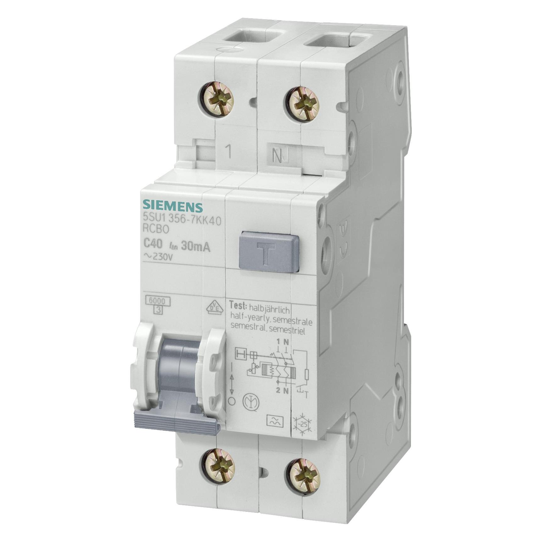 Siemens FI-Schutzschalter 1polig 13 A (5SU1356-7KK13)