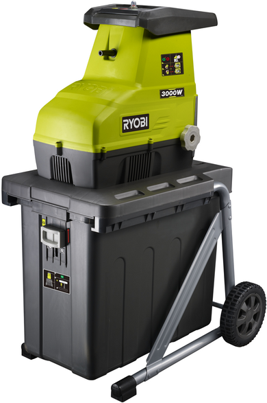 Ryobi RSH3045U - Elektrischer Häcksler - 55L Fangkorb - 45 mm Schnittdurchmesser - 3000 W