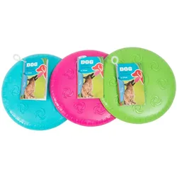 Maxxpro Hunde-Frisbee 16cm 3-fach sortiert (Wurfspielzeug Hund), Hundespielzeug