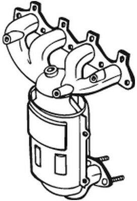 Catalyseur Bosal 090-058
