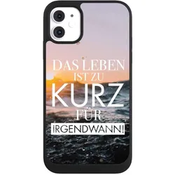 Nivocase Handyhülle für Apple iPhone 11 Hülle NIVOpure Case Schwarz Meer Statement Spruch (Apple iPhone 11), Smartphone Hülle, Schwarz
