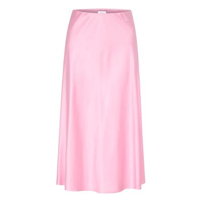 Midirock SAINT TROPEZ "Damen Rock DisaSZ", Damen, Gr. XL, pink (bonbon), Obermaterial: 97% Polyester PES. 3% Elasthan EL., Röcke