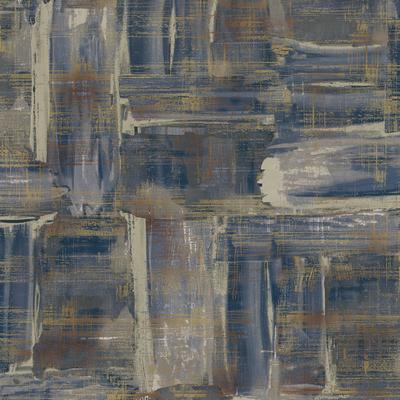 Galerie Wallcoverings Lustre Collection Abstract Paintstroke Non-woven Metallic Wallpaper Roll