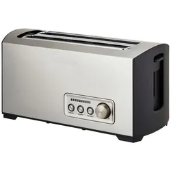 Gastroback Design Pro 4, Toaster, Silber, Schwarz