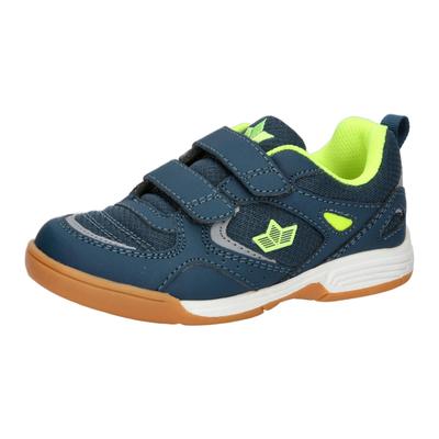 Hallenschuh LICO "Sportschuh Siro V", Mädchen, Gr. 28, blau, Synthetik, Schuhe Hallenschuh