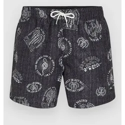 O'Neill Cali Print 15'' Boardshorts black mystical Gr. M