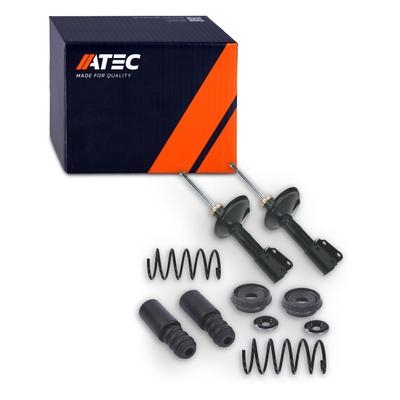 Atec 2x Stossdämpfer vorne Domlager Staubschutz Feder [Hersteller-Nr. 40579682] für Renault