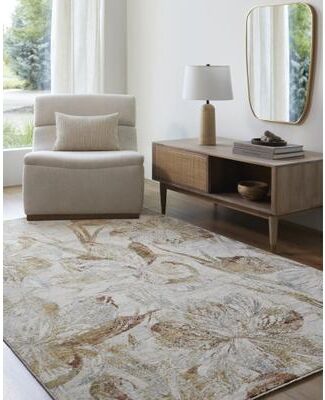 Livabliss Krysten Coastal Floral and Botanical Area Rug