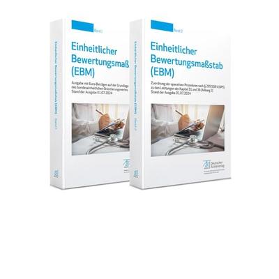 Einheitlicher Bewertungsmaßstab (EBM) Stand 01.07.2024, Set von , Deutscher Ärzteverlag, 978-3-7691-3834-4