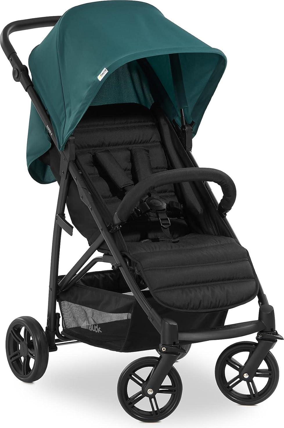 Kompakter Buggy für Kinder bis 25 kg | Höhenverstellbar und Zusammenklappbar mit Großer Einkaufstasche | Geeignet ab der Geburt