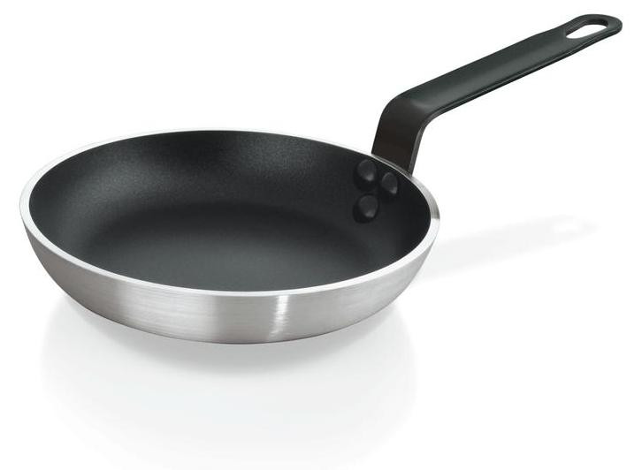Lyoneser antiaanbak pan van aluminium en gietijzer, diameter: 36 cm