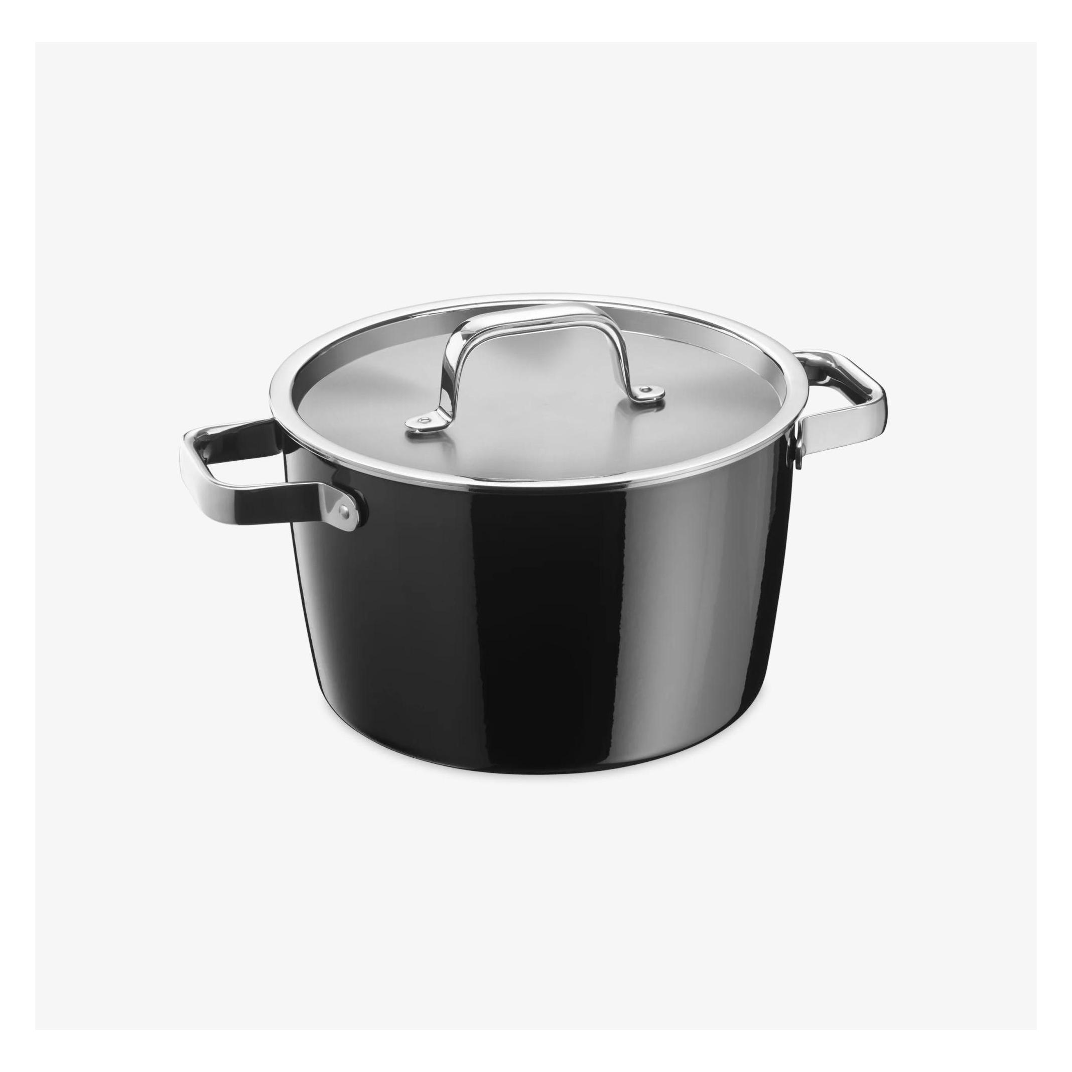 WMF Fleischtopf schwarz (Kochtopf, Fusiontec, 22 x 9 cm) (05.1532.5290)