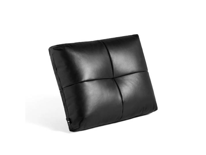 HAY Quilton Kissen Leder sense black