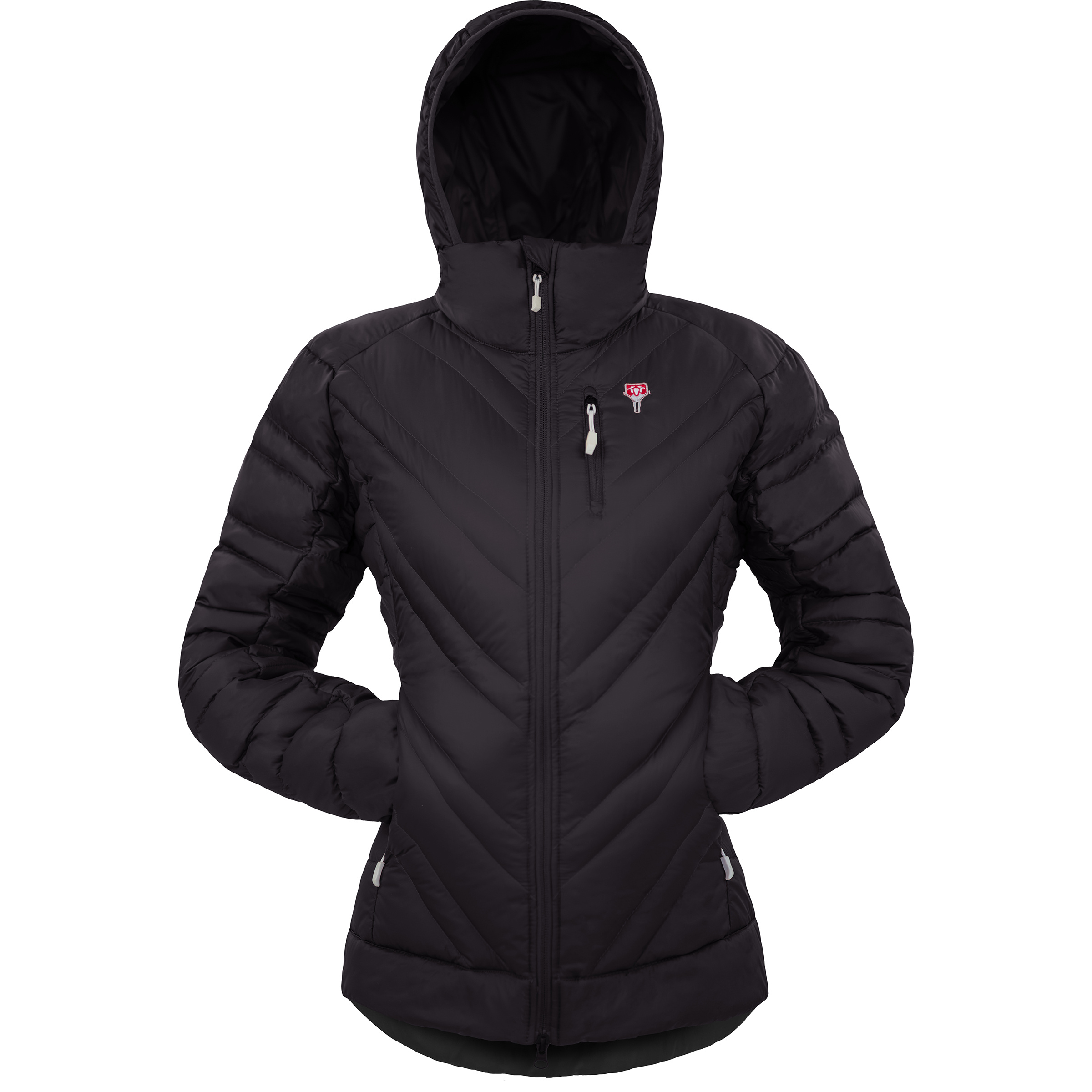 Grüezi Bag Faithful DownWool Damen Isolationsjacke schwarz Größe XS Trekking Klein verpackbar Wasserabweisend