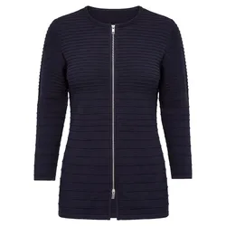 Long-Strickjacke BASLER blau, 36