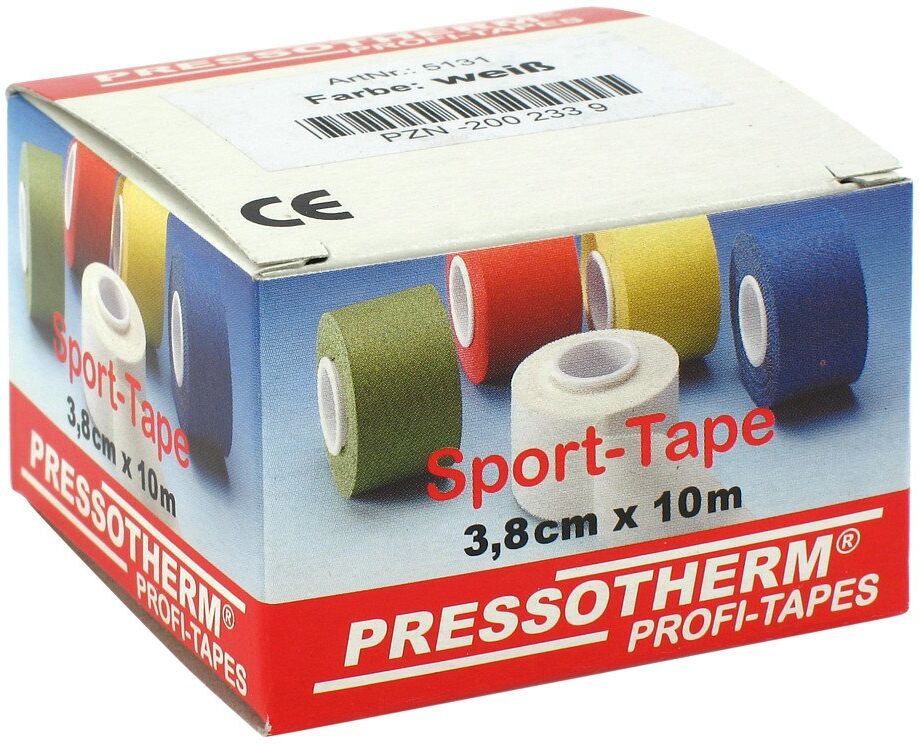 Pressotherm Sport-tape 3,8cmx10m weiss