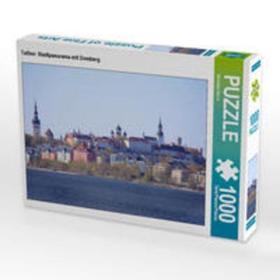 CALVENDO Puzzle Tallinn: Stadtpanorama mit Domberg | 1000 Teile Lege-Größe 64x48cm Foto-Puzzle für glückliche Stunden