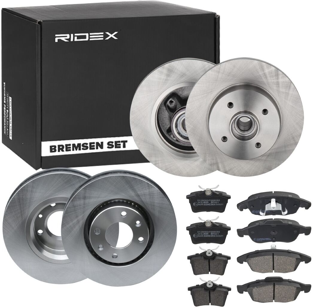 RIDEX 3405B1748 Bremsscheiben und -beläge
