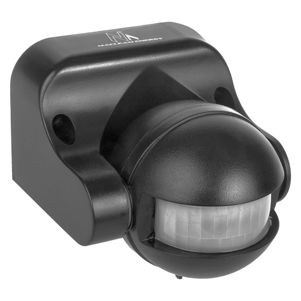 Maclean Infrarot-PIR-Bewegungsmelder IP44 grau Reichweite 12m Maximallast 800/1200W MCE358 GR (12 m) (MCE358 GR)