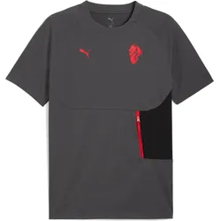 Puma, Herren, Sportshirt, ACM PUMATECH Pocket Tee (M), Rot, Grau, M