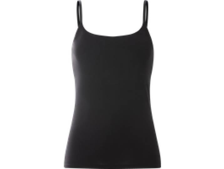 ESMARA® Bretelles à fines bretelles avec soutien-gorge intégré (noir, L(42/44))