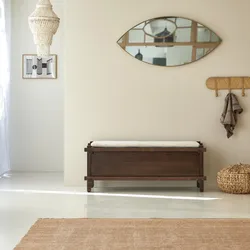 Schuhschrank Arko aus massivem Mangoholz 120 cm