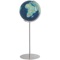 Standglobus Regent Ø 40 cm Duo Azzurro Acrylglas Edelstahl