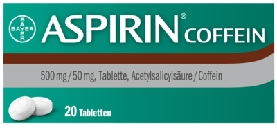 Bayer Vital GmbH ASPIRIN Coffein Tabletten 20 St 05461711
