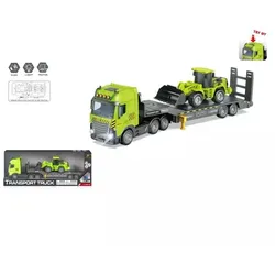 Baumaschinen-Transport-Lkw mit Frontlader – 40 cm