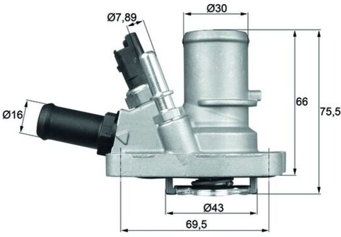 Mahle Termostato, refrigerante TI 144 88