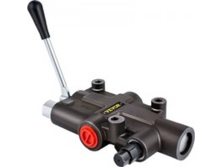 VEVOR Valve de Commande Directionnelle Hydraulique 1 Bobine, Vanne à Bobine Hydraulique 21 GPM 3625 PSI, Valve Directionnelle Hydraulique, Clapet Anti-retour/de Décharge, pour Tracteurs, Chargeurs