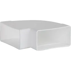 Flachkanalbogen FLB 100 H 110 x 55 mm waagerecht Kunststoff weiß