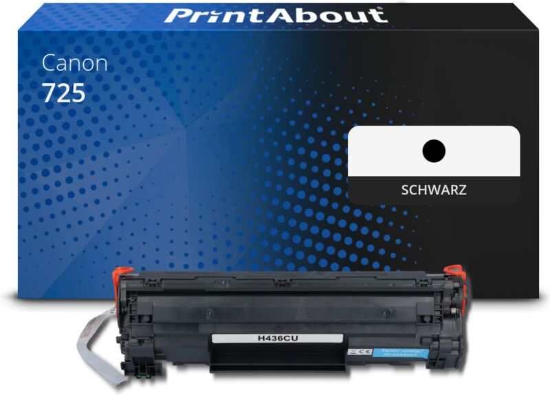 PrintAbout Toner kompatibel mit Canon 725 - Schwarz