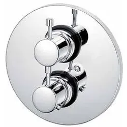 KAJA-Ipuri Thermostat-Fertigmont.-Satz f. Einbaukörper m. Absperrung, chrom 34552-C