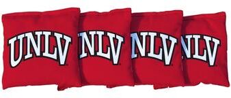Skip's Garage Unlv Rebels Red Cornhole Bags