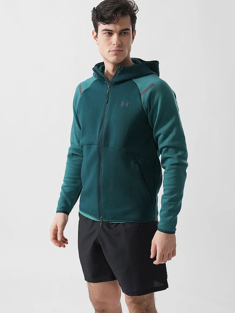 UNDER ARMOUR Herren Kapuzenjacke UA Unstoppable dunkelgrün   S M