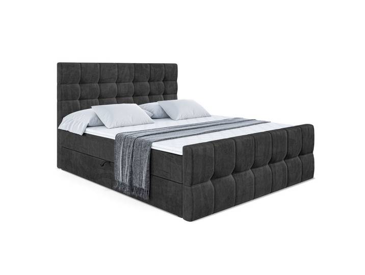 BOXBETT BERO-Z - 140 x 200 - H4 - Schwarz