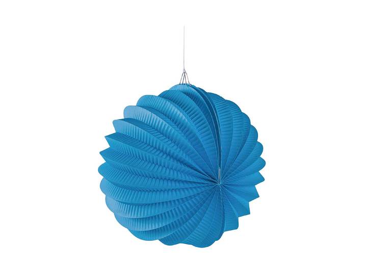 Rayher Papier-Lampion Azurblau ⌀ 22 cm