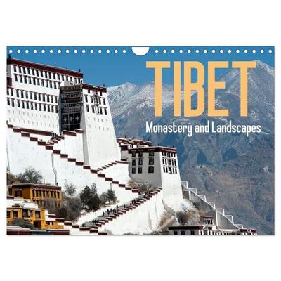 Tibet Monastery and landscapes (Wall Calendar 2027 DIN A4 landscape), CALVENDO 12 Month Wall Calendar