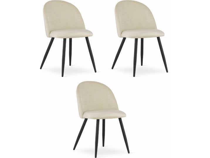 Ensemble de 3 chaises Valora BELLO Ensemble de chaises fonctionnelles pour une utilisation multi-pièces