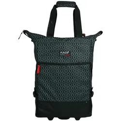 Haberland Trolley, Koffer, Schwarz, Grau
