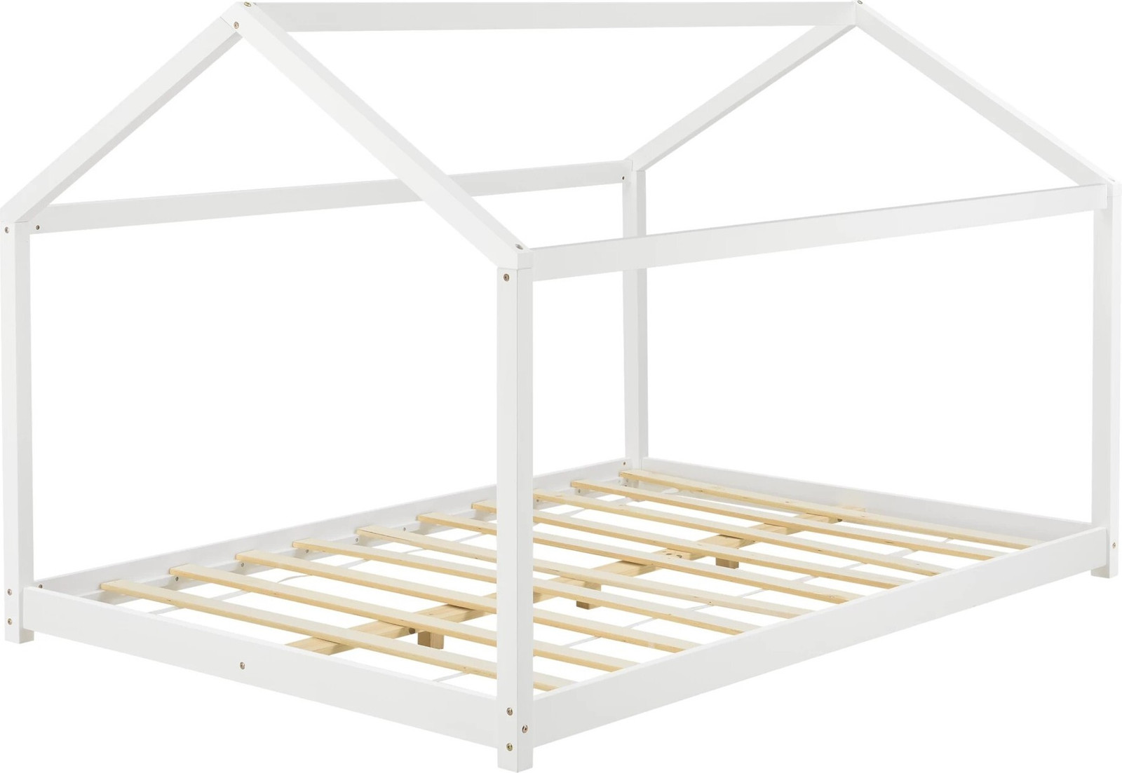 And OutdoorMatch Enola kinderbed met matras - Wit - 140 x 200 cm