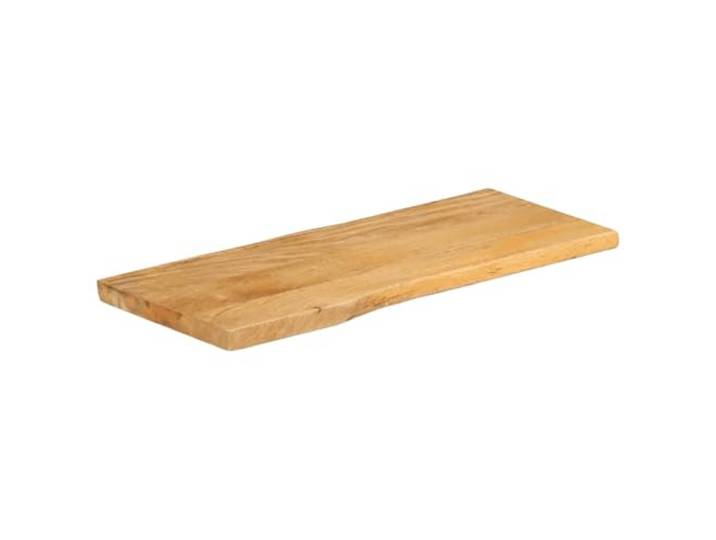 GKHPYURE Tischplatte 100 x 40 x 3,8 cm lebende Kanten aus massivem Ersatzplatte, 2 seitliche Kanten, tropisches Hartholz, einzigartige Maserung, für den privaten und gewerblichen Gebrauch