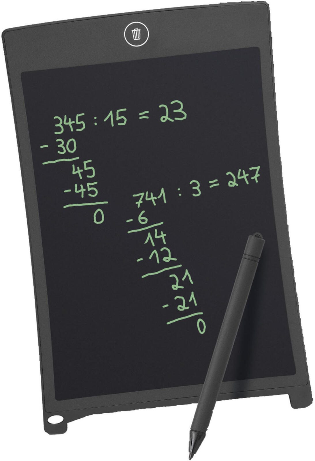 WEDO LCD-Schreibtafel schwarz 8,5 Zoll 66908501