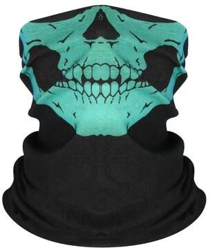 Uplifted Goods Breathable Summer Cycling Face Mask Bandana For Outdoor Sports green