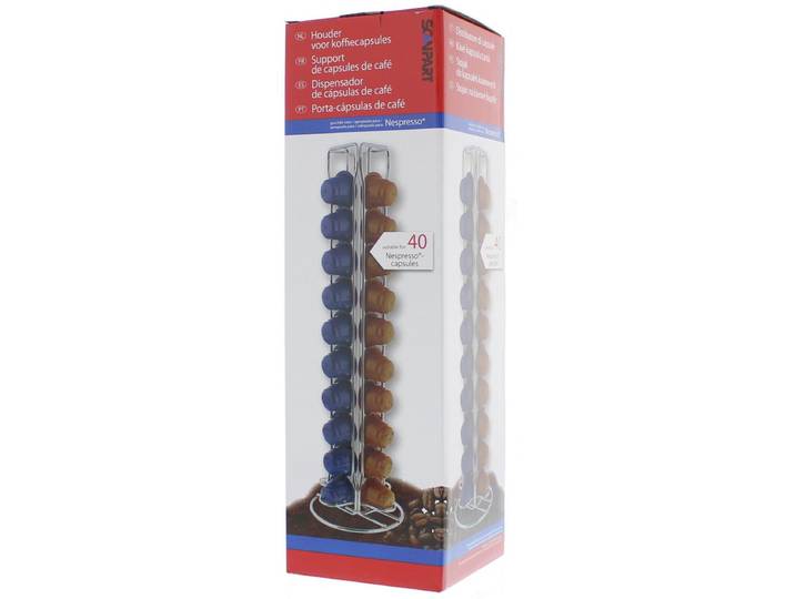 Scanpart capsulehouder - RVS - Geschikt voor 40 Nespresso capsules - Cuphouder - offiecups houder