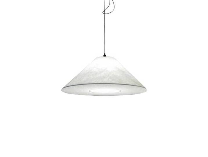 INGO MAURER lampe à suspension KNITTERLING avec une couverture inférieure (Câble de 200 cm - Papier japonais)