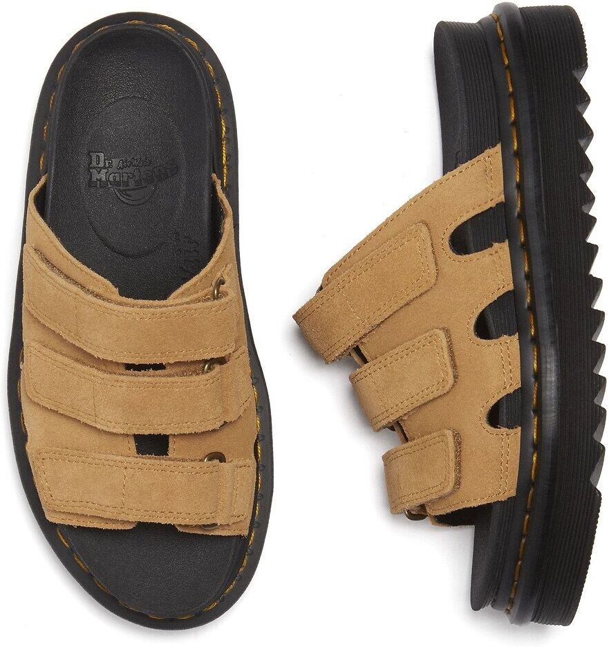 DR. MARTENS Rain Slide Tan Suede