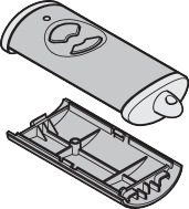 Hörmann Ersatz-Gehäuse für Handsender HSE 2 BiSecur 439749